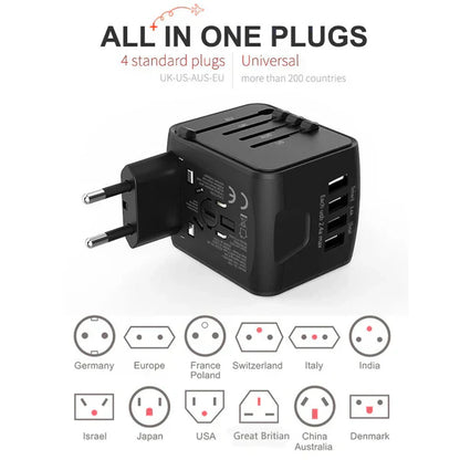Universal Worldwide Travel Plug Adapter