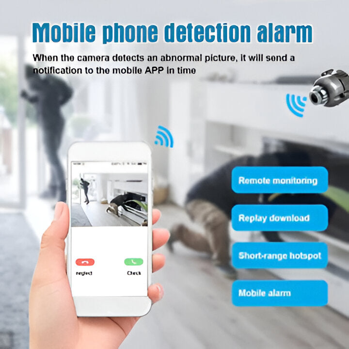 Compact Wireless Night Vision Security Camera