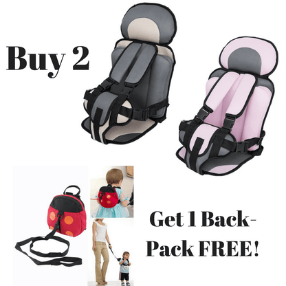 Kids Safety Harness Vest Portable Car Seat