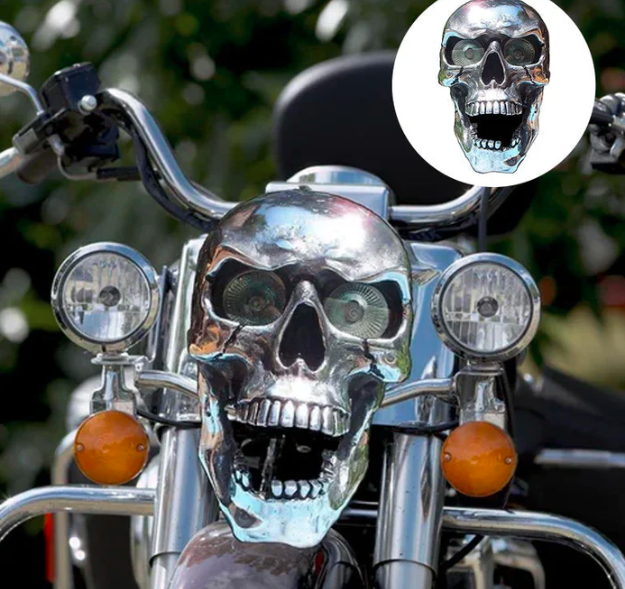 Bright Bike Skull Headlight