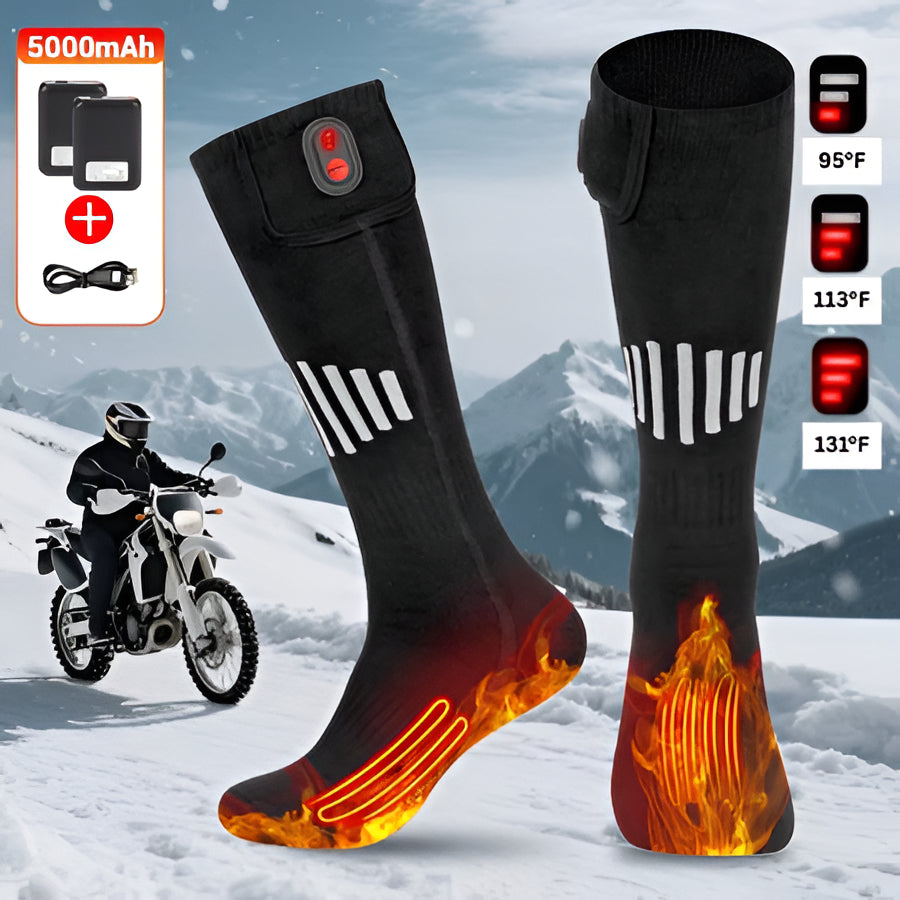 Warm Electric Socks with USB Heating for Winter