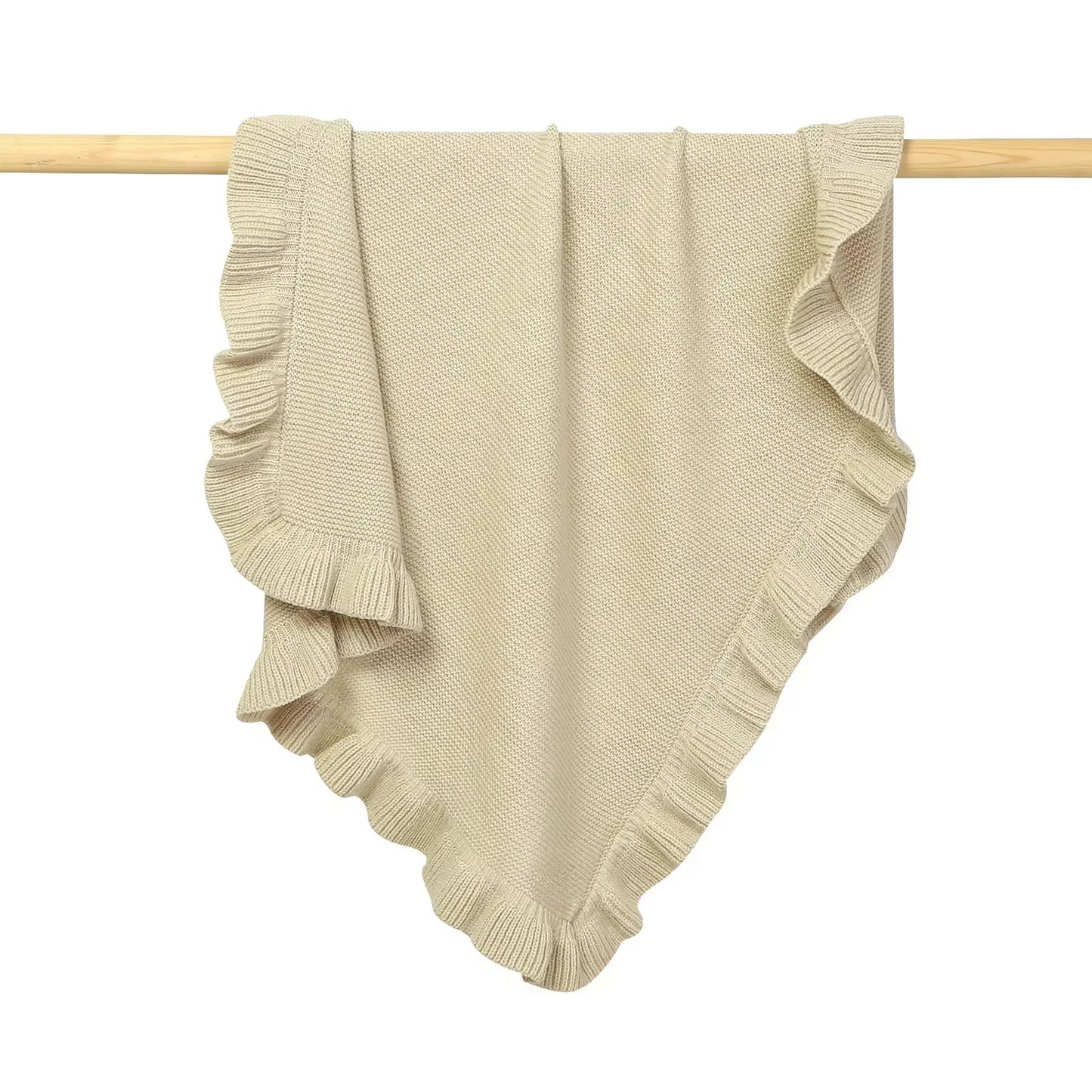 Plush Baby Blanket Cute Embroidered Newborn Throw