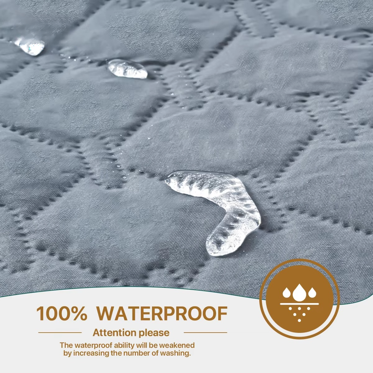 Comfortable Pet Bed Cover for Big Dogs, Waterproof Mat Protector