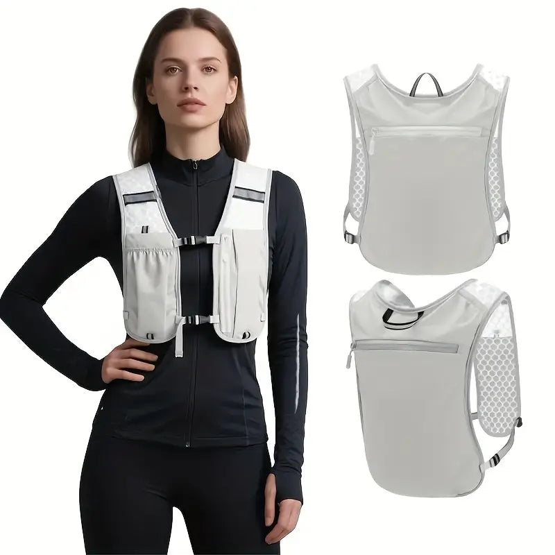 Lightweight Water Backpack With Reflective Panels And Ventilated Mesh
