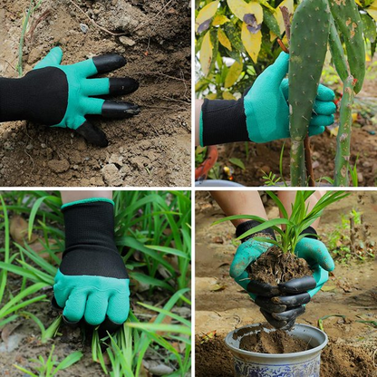 Gardening Gloves with Built-in Claws