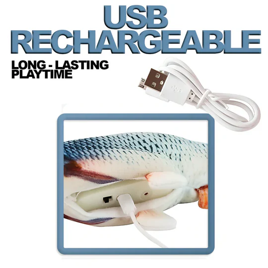 Fun Flashing Fish USB Toy