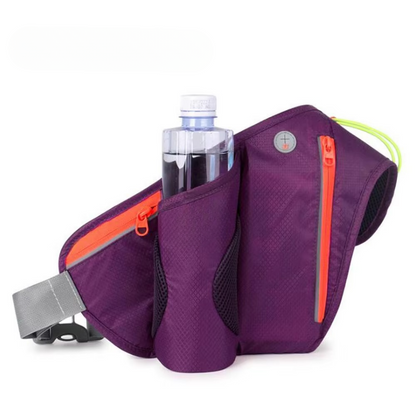 Sports Water Bottle Waist Pack with Phone Holder