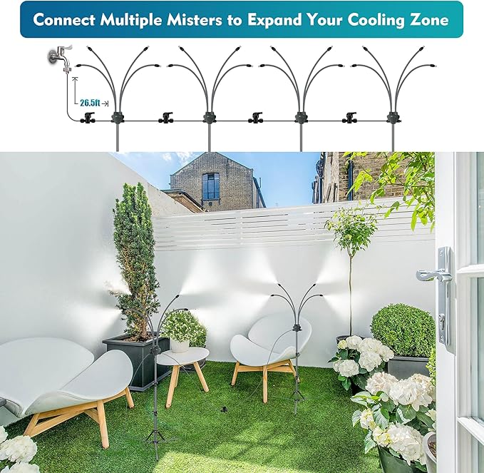 Portable Outdoor Misting System for Patios