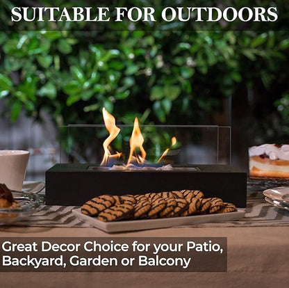 Compact Outdoor Fire Pit with S'mores Kit