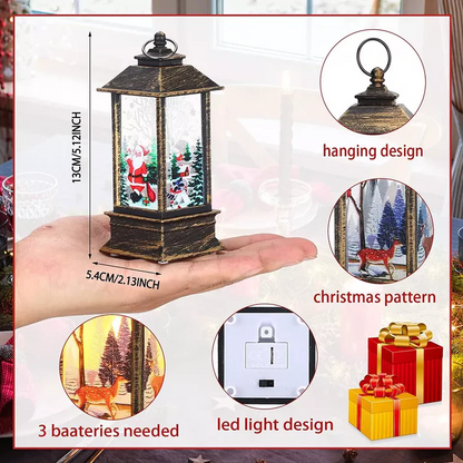 Festive Holiday Hanging Lamp Decor