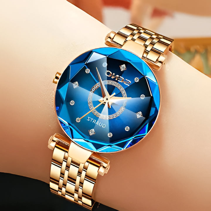 Shining Silver Ladies Stainless Steel Watch - Hehif