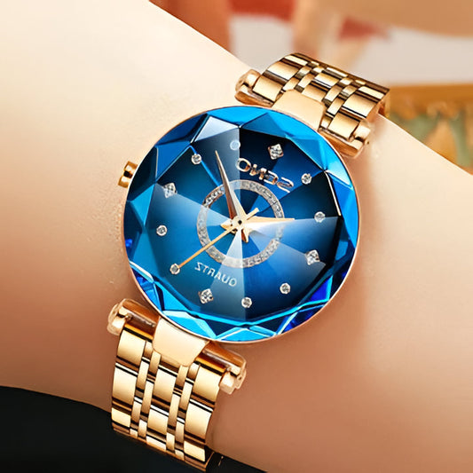 Shining Silver Ladies Stainless Steel Watch - Hehif