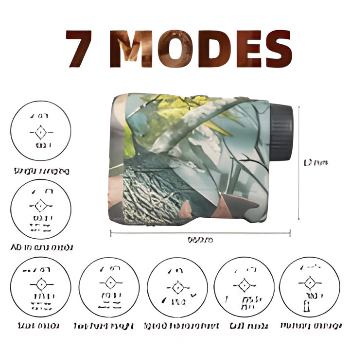Long Range Accurate Hunting Laser Rangefinder