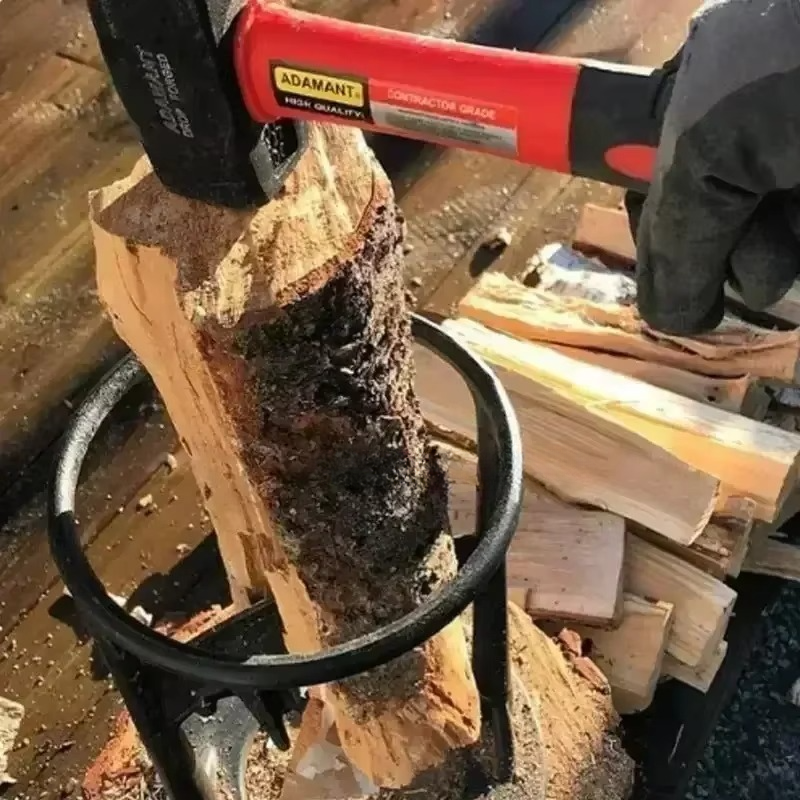 Compact Log Splitter Tool for Fast Firewood Cutting