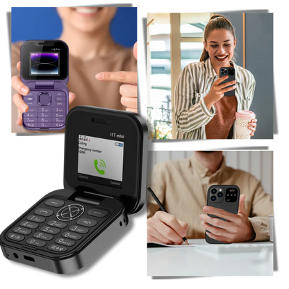 Compact Dual Sim Flip Mobile Phone