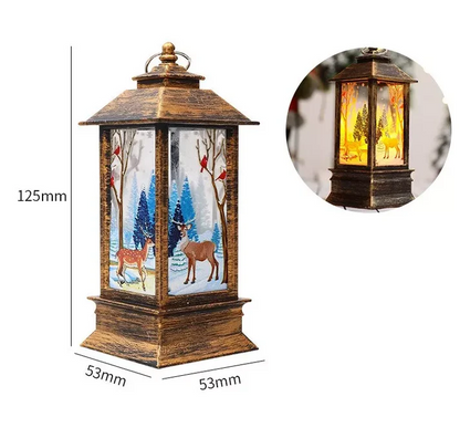 Festive Holiday Hanging Lamp Decor