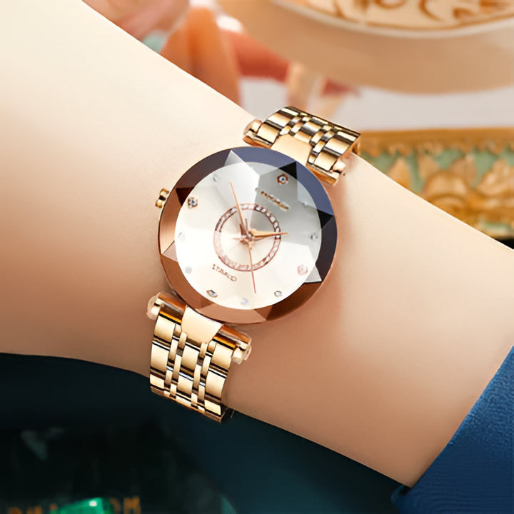 Shining Silver Ladies Stainless Steel Watch