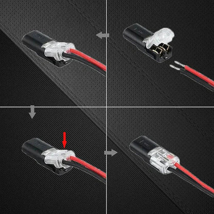 Secure Locking Wire Connectors with Quick Release