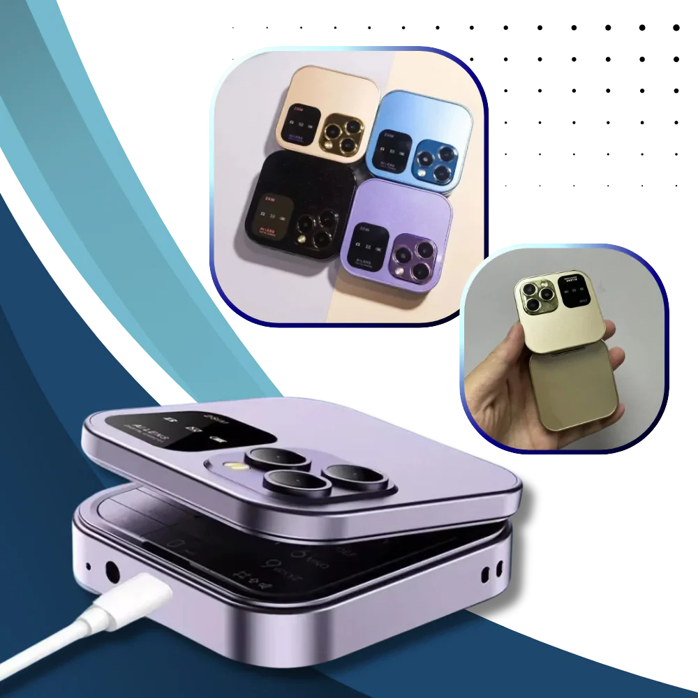 Compact Dual Sim Flip Mobile Phone