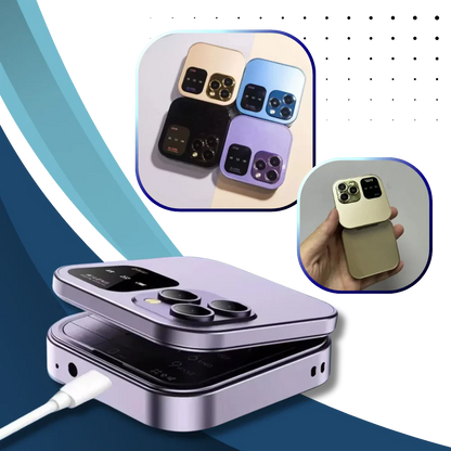 Compact Dual Sim Flip Mobile Phone