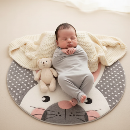 Cute Baby Playmat for Nursery and Playroom - Hehif
