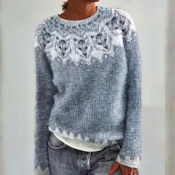 Cozy Holiday Crew Neck Sweater