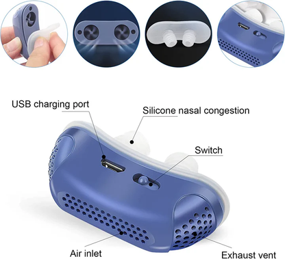 Quiet Compact Night Air Purifier Fan