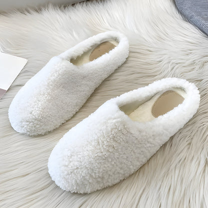 Warm Fuzzy Sheepskin Women's Winter Slippers