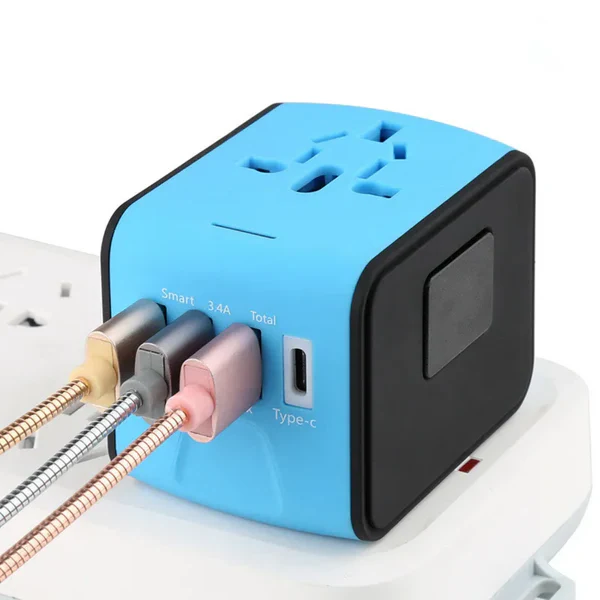Universal Worldwide Travel Plug Adapter - Hehif