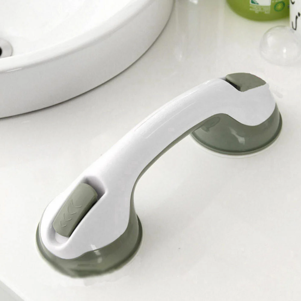 Secure Bathroom Shower Suction Grip Bar Handle