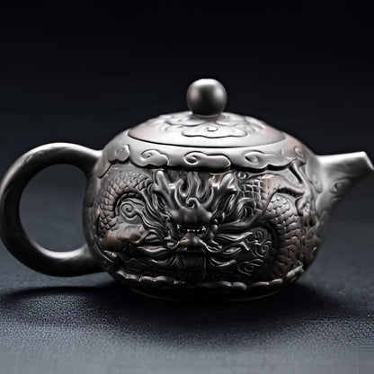 Unique Ceramic Dragon Tea Infuser Teapot Set