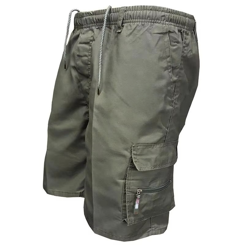 Comfortable Mens Relaxed Fit Cargo Shorts with Extra Pockets