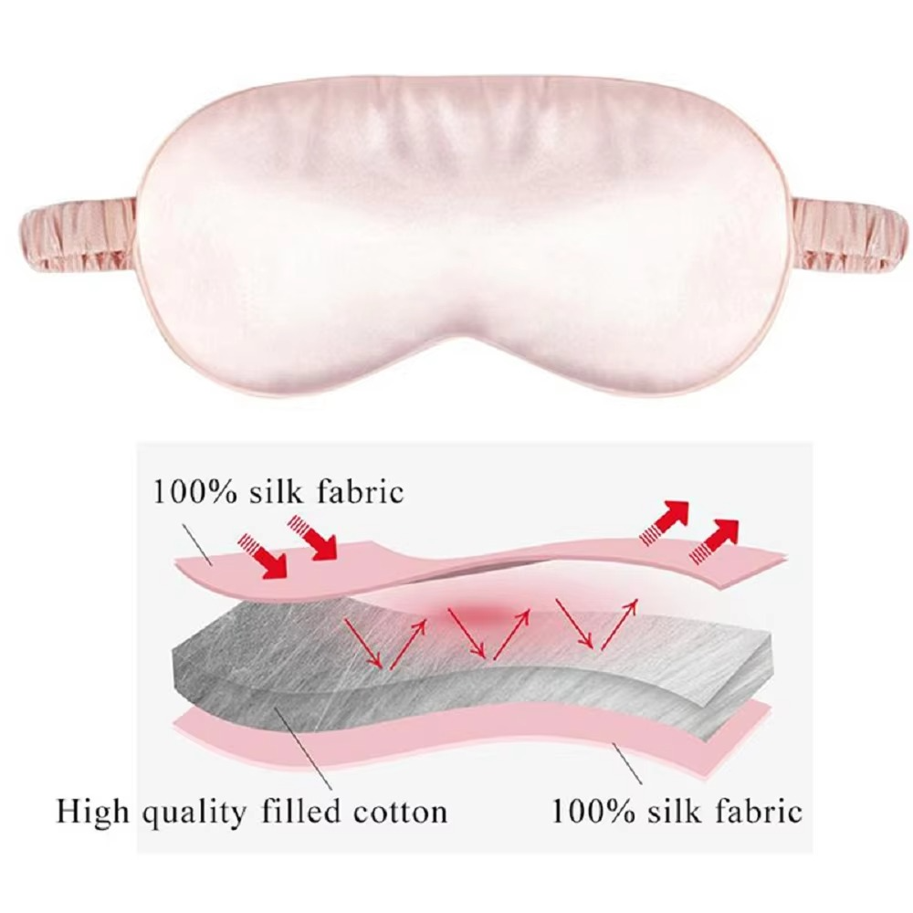 Soft Sleep Eye Mask for Total Darkness and Comfort
