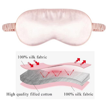 Soft Sleep Eye Mask for Total Darkness and Comfort