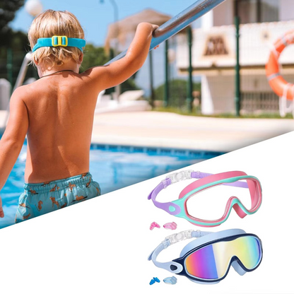 Kids Swim Goggles - Leak Proof Youth Swimming Mask