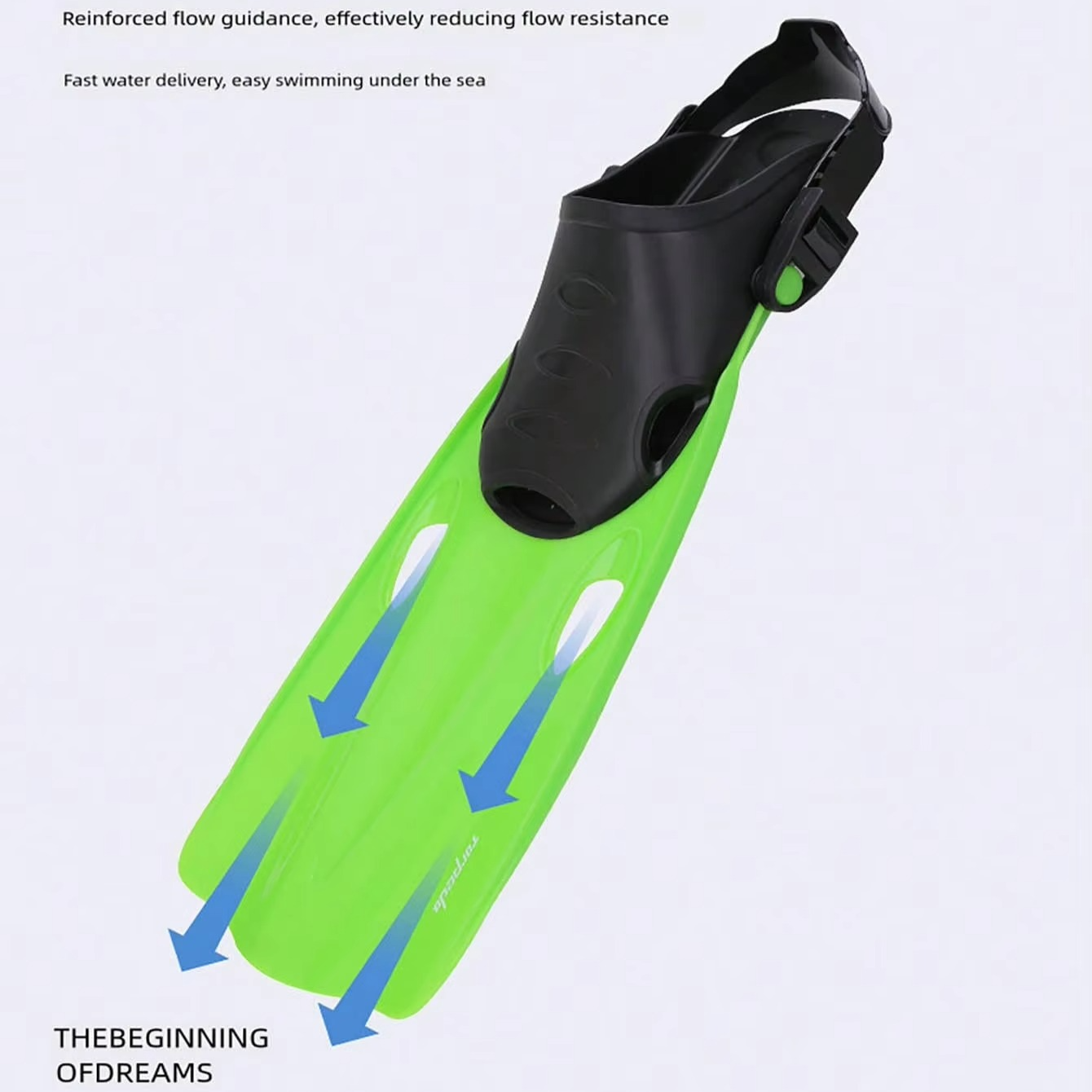 Comfortable Snorkel Fins for Swimming and Diving