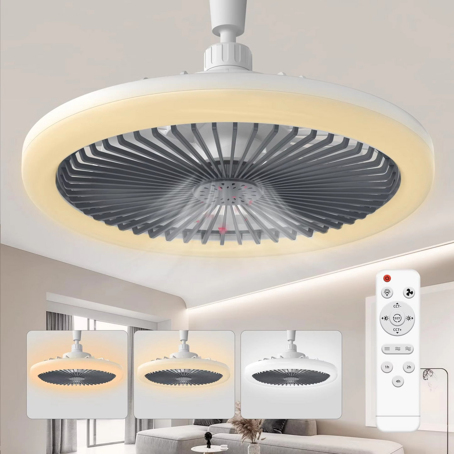 Stylish Ceiling Fan with LED Light