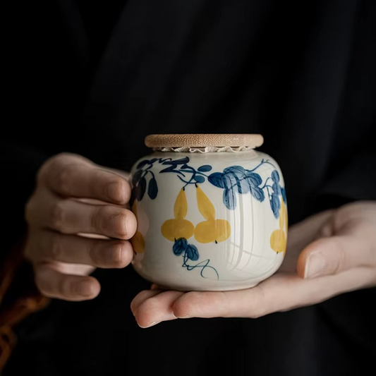 Colorful Decorative Tea Storage Container Jar - Hehif