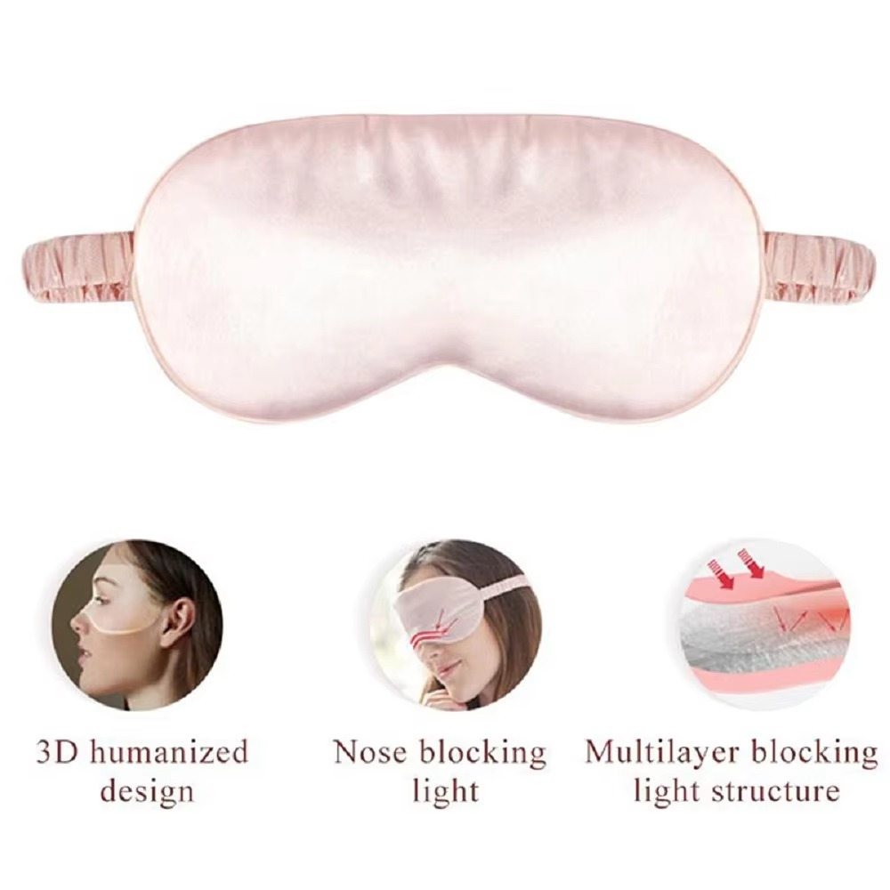 Soft Sleep Eye Mask for Total Darkness and Comfort