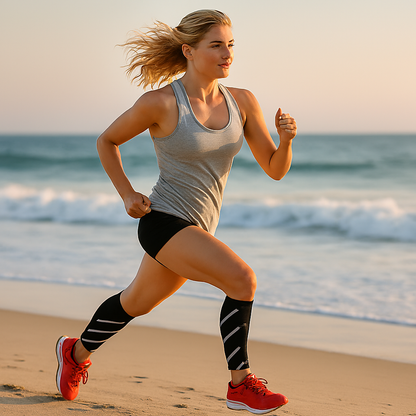Performance Athletic Calf Sleeves for Runners and Athletes