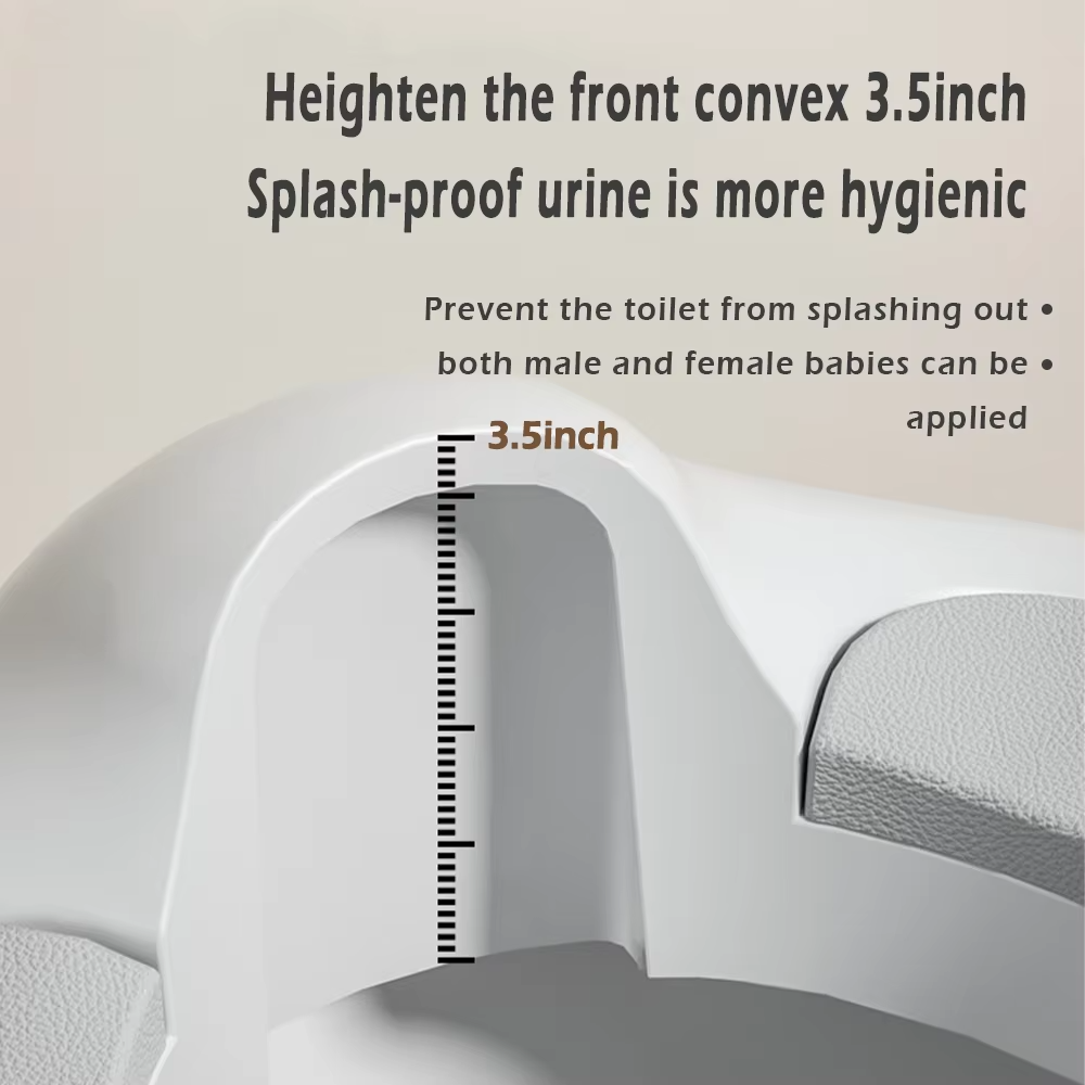 Safe and Soft Potty Training Seat with Grip Handles