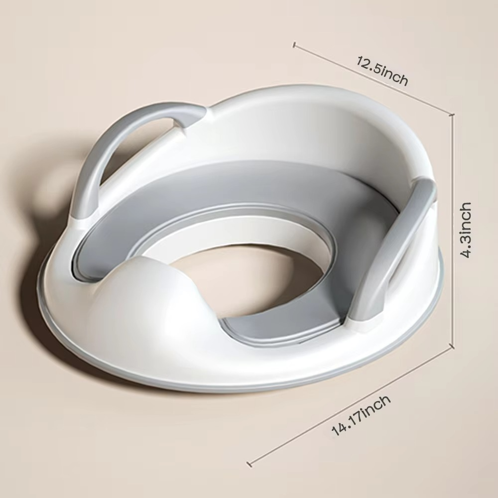 Safe and Soft Potty Training Seat with Grip Handles