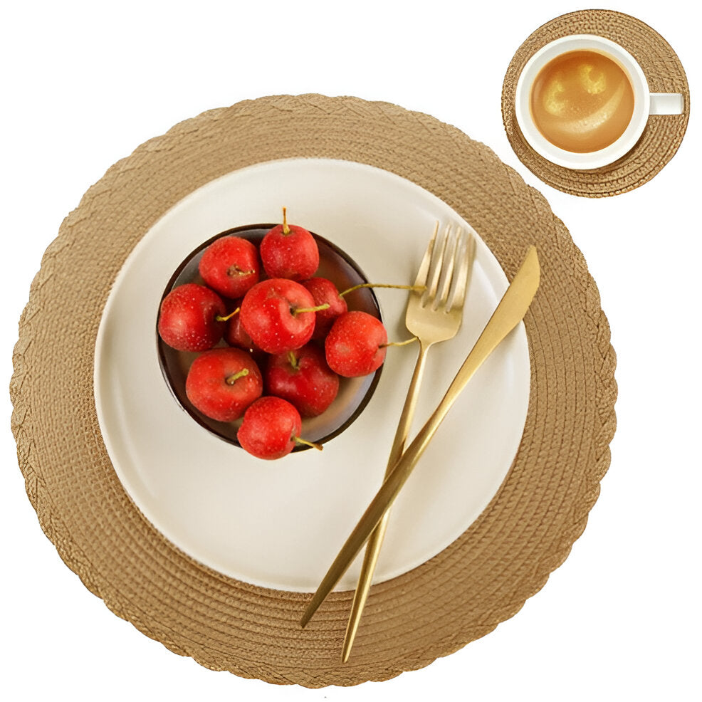Easy Clean Rubber Backed Table Mats