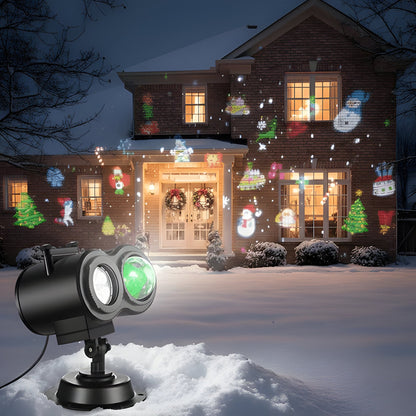 Colorful Christmas Laser Light Projector with 16 Designs
