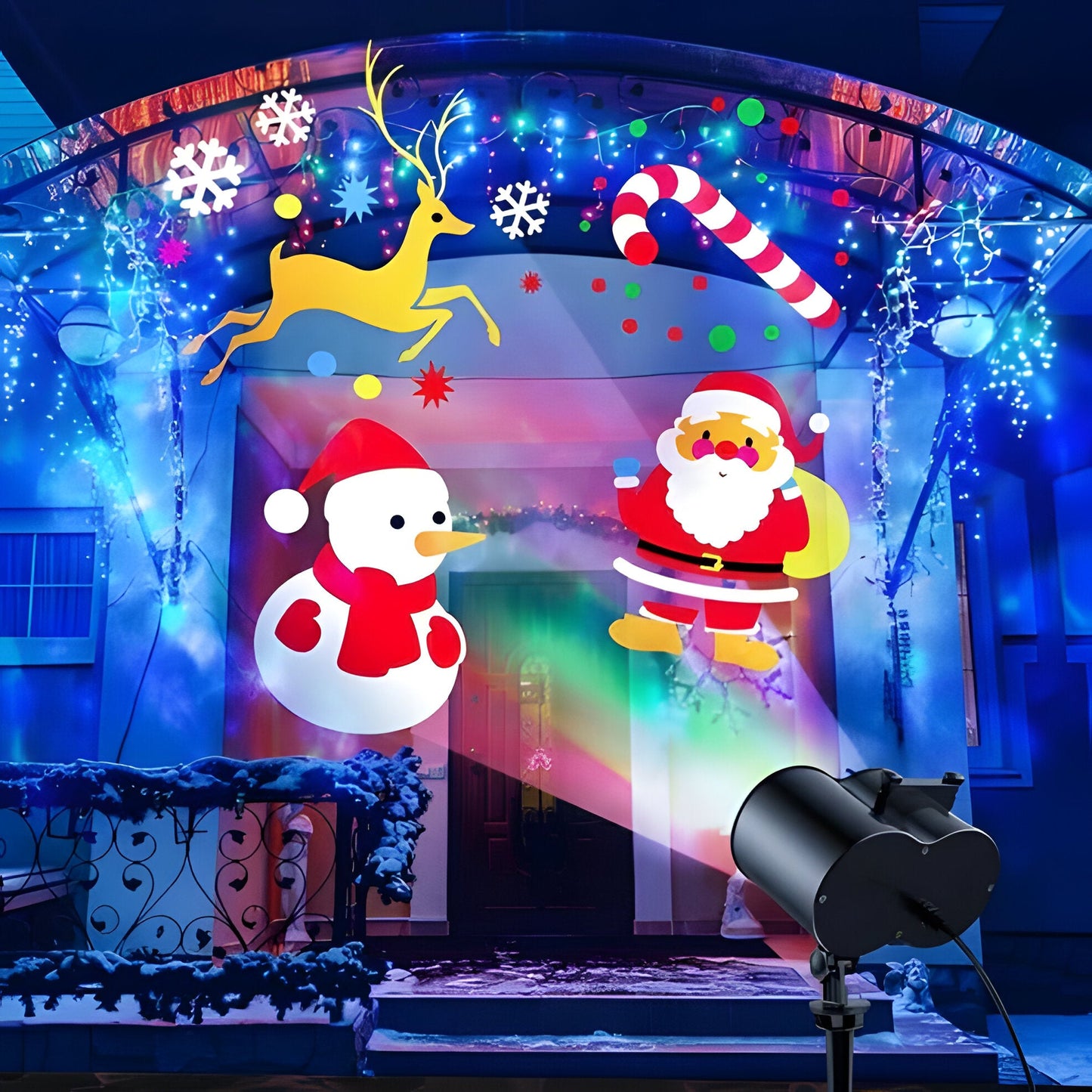 Colorful Christmas Laser Light Projector with 16 Designs