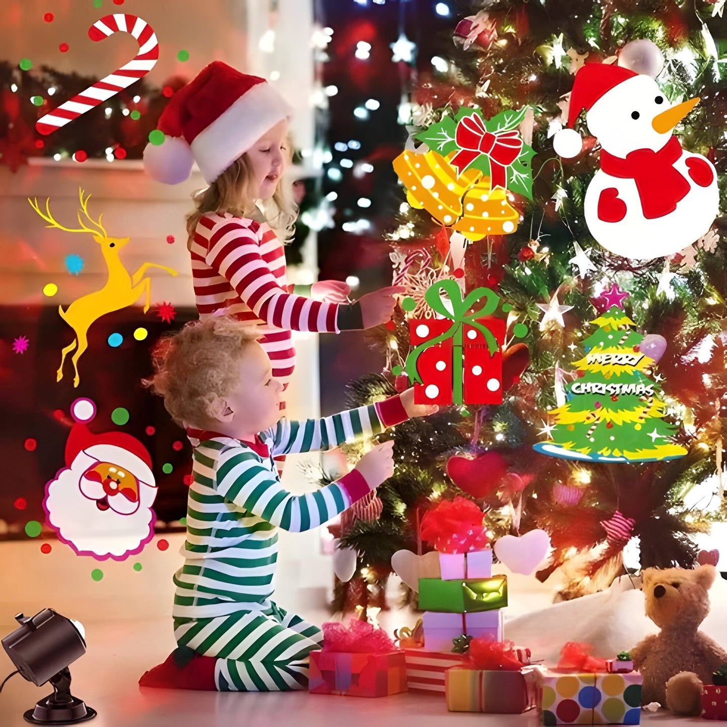 Colorful Christmas Laser Light Projector with 16 Designs