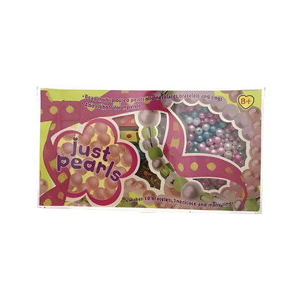 Fun Kids Jewelry Making Kit with Colorful Beads