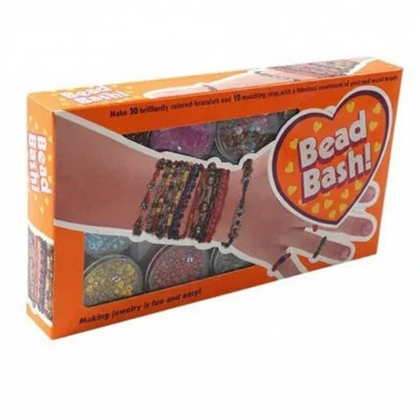 Fun Kids Jewelry Making Kit with Colorful Beads