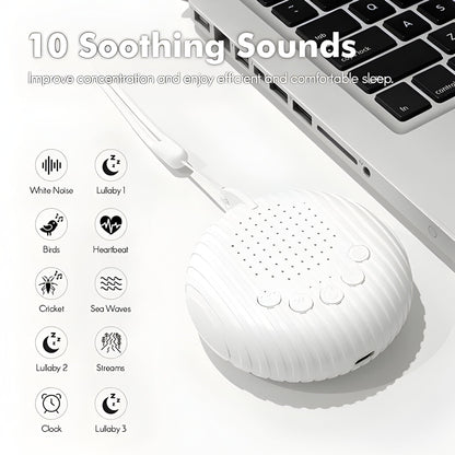 Portable White Noise Sound Machine for Better Sleep