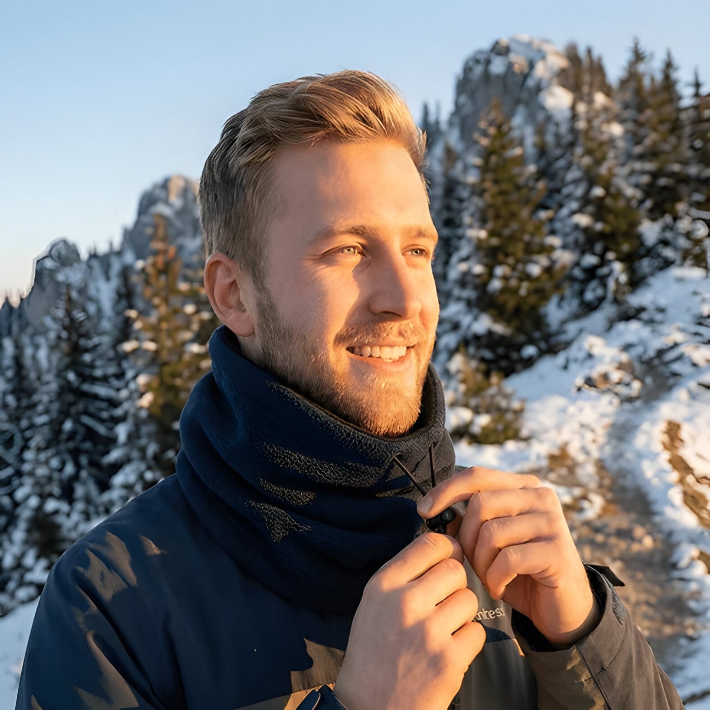 Warm Fleece Neck Gaiter for Cold Winter Weather